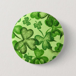 Kleeblätter - Knopf Button