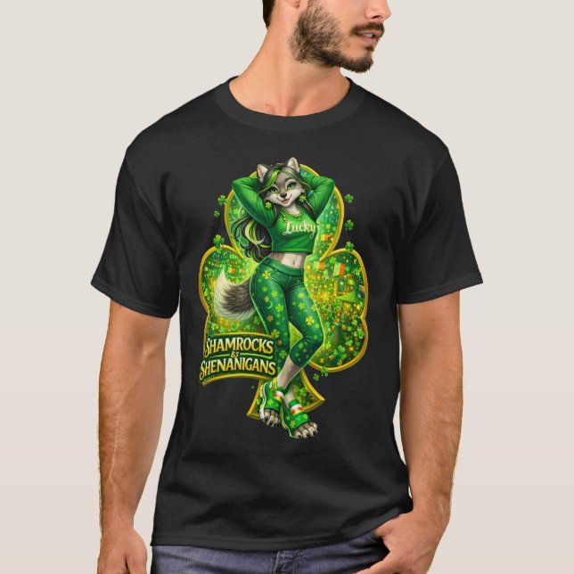 Kleeblätter & Schabernack T-Shirt (Vorderseite)
