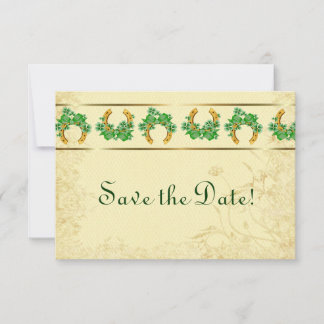 Kleeblätter und Goldirisch Save the Date