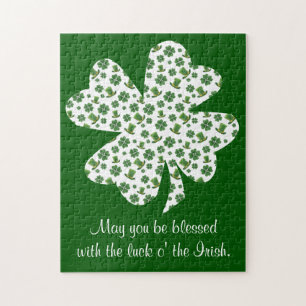 Kleeblätter und Spitzenhüte 2 Puzzle