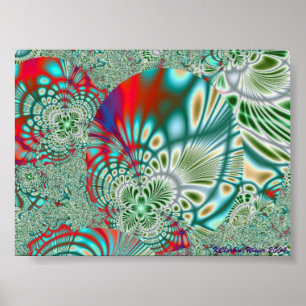 Kleeblätter wild gegangen poster