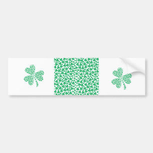 Kleeblätter zum St. Patrick's Day Autoaufkleber