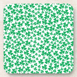 Kleeblätter zum St. Patrick's Day Getränkeuntersetzer
