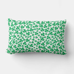 Kleeblätter zum St. Patrick's Day Lendenkissen