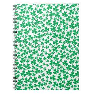 Kleeblätter zum St. Patrick's Day Notizblock