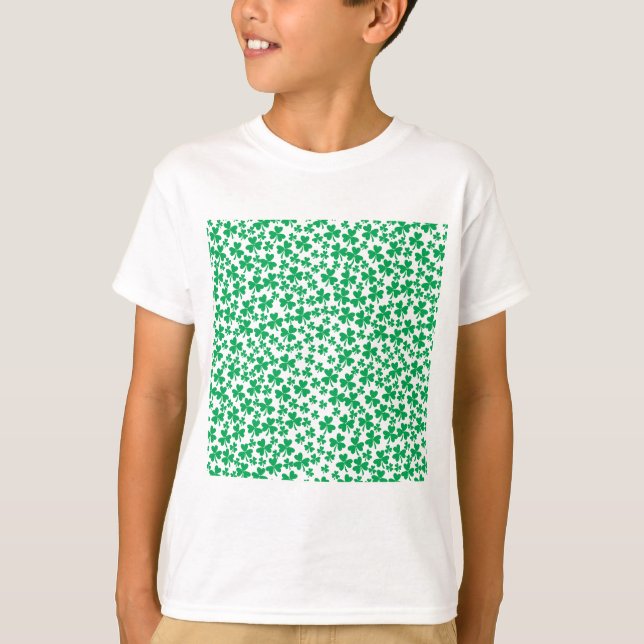 Kleeblätter zum St. Patrick's Day T-Shirt (Vorderseite)