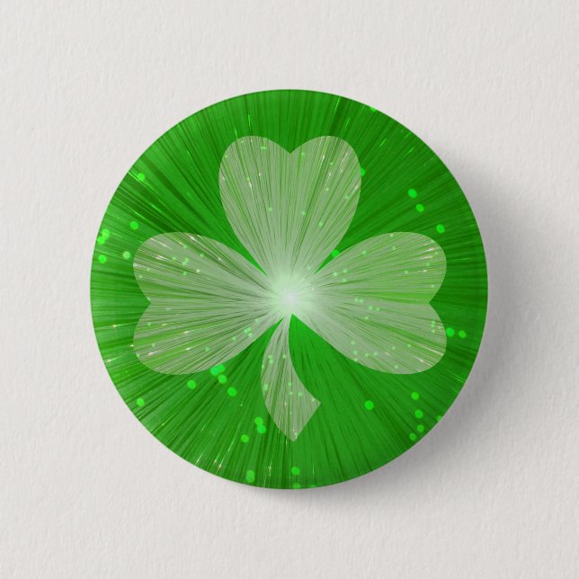 Kleeblattknopf-Abzeichen Button (Vorderseite)