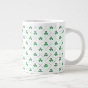Kleeblattmuster St. Patrick's Day-53224 Jumbo-Tasse