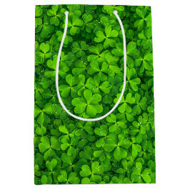 Kleeblatts Clover Verlasse St. Patrick's Day Fun Mittlere Geschenktüte