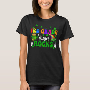 Kleeblatts der dritten Klasse Funny Rock Hands Kle T-Shirt