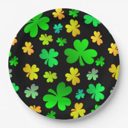 Kleeblatts St. Patrick's Day Paper Plate Pappteller