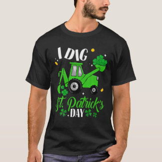 Kleeblatts Traktor I Dig St Patricks Day Kleinkind T-Shirt