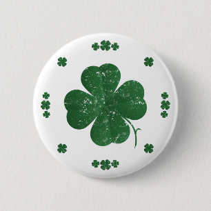 Kleeblatts - Vintager Stil Button