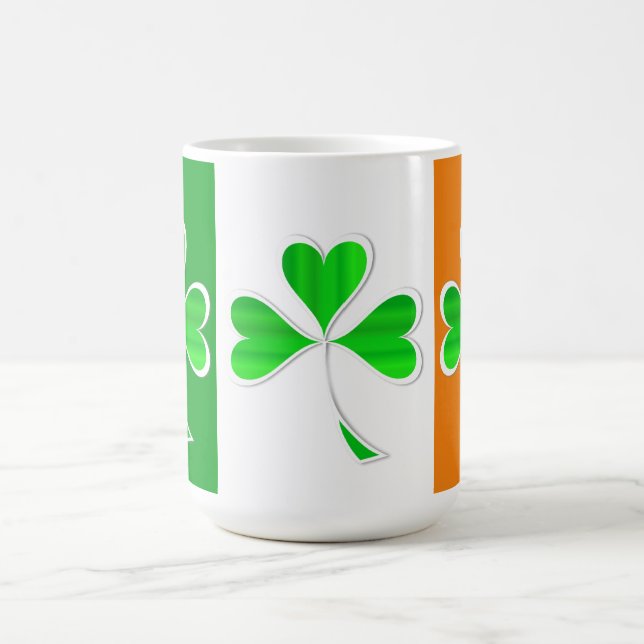 Kleeblatts Zwei-Tone-Kaffee-Tasse Kaffeetasse (Mittel)