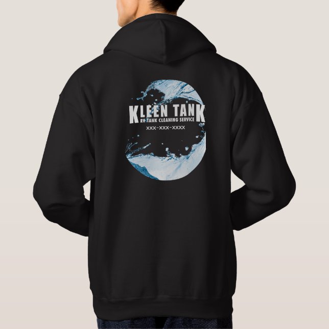 Kleen Tank Kapuzenpullover Front / Rückseite Logo (Rückseite)