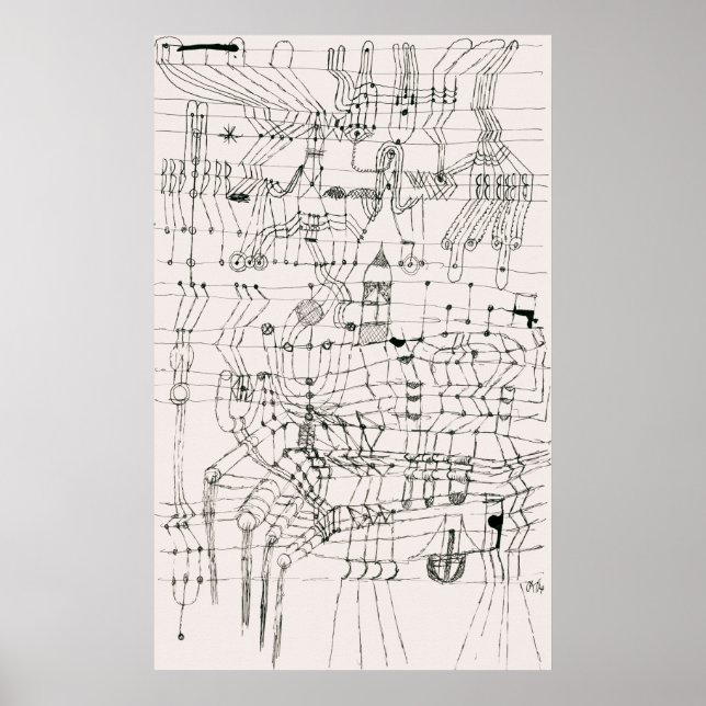 Klees Knochen Poster (Vorne)