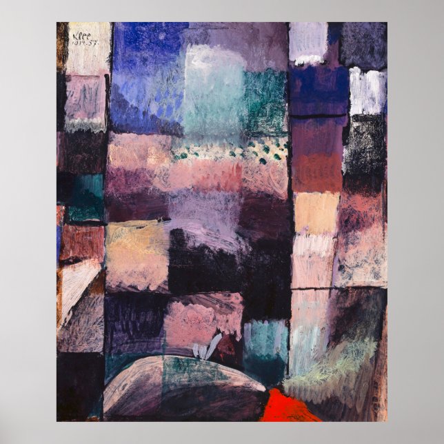Klees Über ein Motiv aus Hammamet Poster (Vorne)