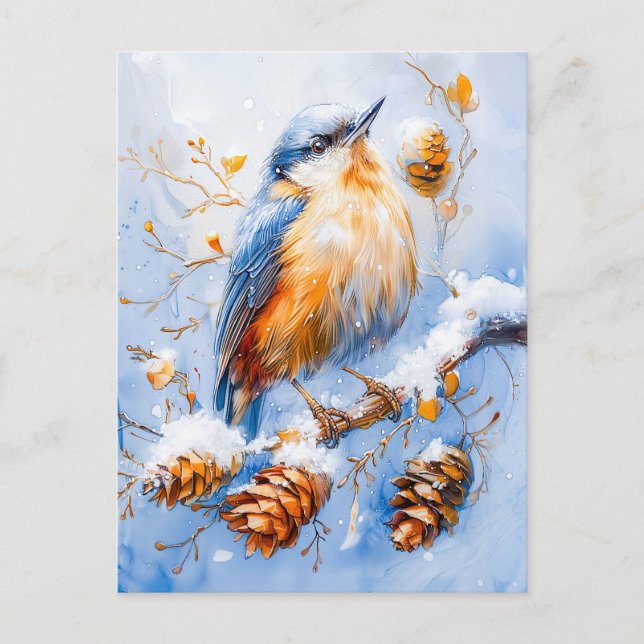 Kleiber im impressionistischen Stil Gemälde Postkarte (Vorderseite)
