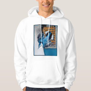 Kleiber im Schnee - Originalfoto Hoodie