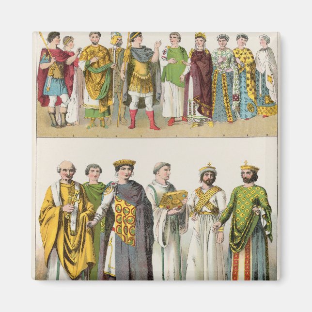 Kleid am byzantinischen Gericht Magnet (Vorne)