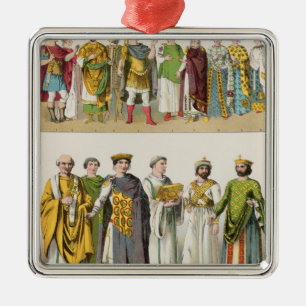 Kleid am byzantinischen Gericht Ornament Aus Metall