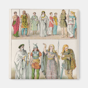 Kleid der Briten, des Gauls und der Deutschen Magnet