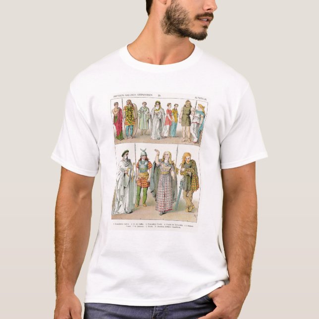 Kleid der Briten, des Gauls und der Deutschen T-Shirt (Vorderseite)