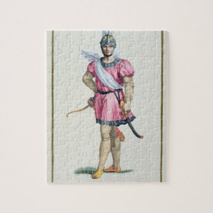 Kleid eines normannischen Soldaten von 'Receuil Puzzle