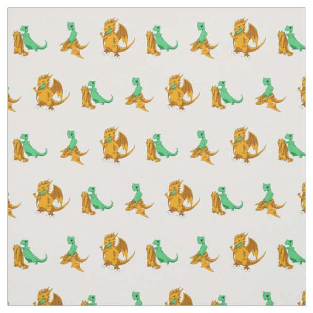 "Kleid für Erfolg" von Eidechse zu Drachen Stoff (Muster)