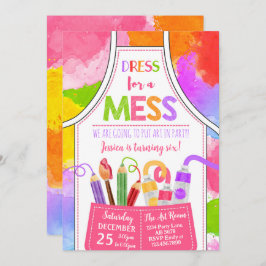 Kleid für Mess Art zum Geburtstag Einladung