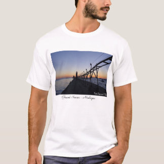 Kleid - großartiger Hafen - Michigan T-Shirt