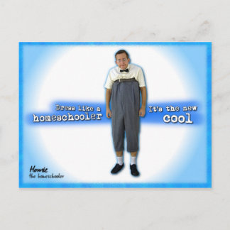 Kleid wie ein Hausschüler Postkarte