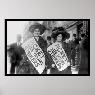 Kleiderarbeiter Strike, New York City 1910 Poster