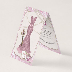 Kleiderform-Mannequin-magische Schlüsselmaske Visitenkarten