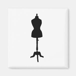 Kleiderform-Silhouette II Magnet
