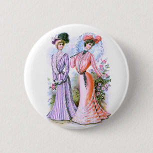Kleidermode der 1900er Jahre Button