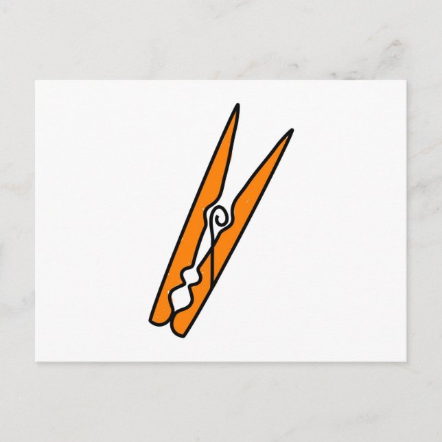 Kleiderpeg Postkarte (Vorderseite)