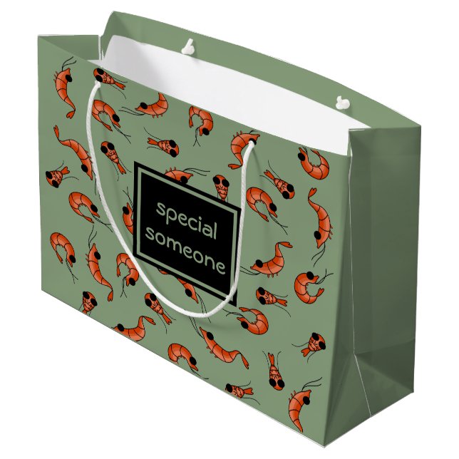 Kleidertasche Große Geschenktüte (Rückseite Schrägansicht)