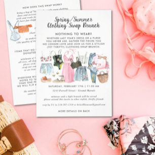 Kleidertausch-Party Einladung