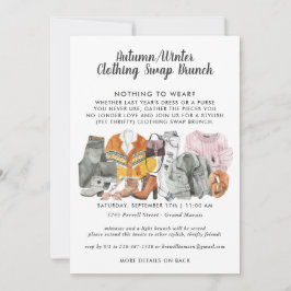 Kleidertausch-Party Einladung