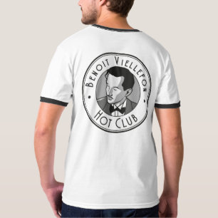 Kleidung - Benoit heißer Verein (B&W Logo T-Shirt