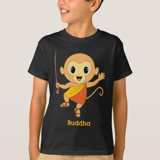 Kleidung Buddhas Monkey™ T-Shirt (Vorderseite)