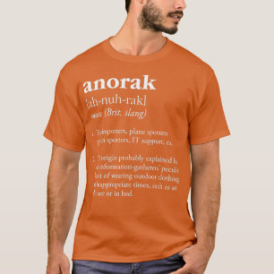 Kleidung für Anorak-Definition, getragen von Train T-Shirt