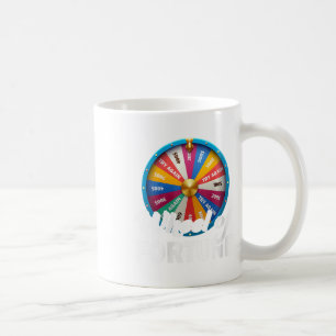 Kleidung für Frauen Glücksrad Vatertag Glücksrad Kaffeetasse