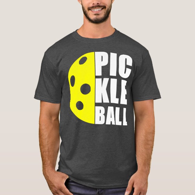 Kleidung für Männer in Pickleball T-Shirt (Vorderseite)