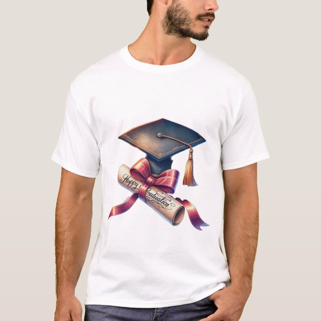 Kleidung Happy graduate T-Shirt (Vorderseite)