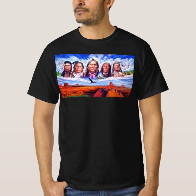 Kleidung Mode Indianeramerikaner Maler malen T-Shirt (Vorderseite)