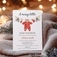 Kleidung Rot Fröhliche kleine Babyparty Babyparty