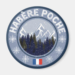 Kleidung Skistation Magnet