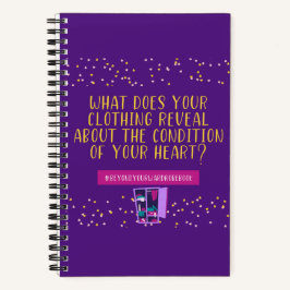Kleidung zeigt Ihr Herz-Notebook Notizbuch